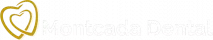 logo montcada dental negativo